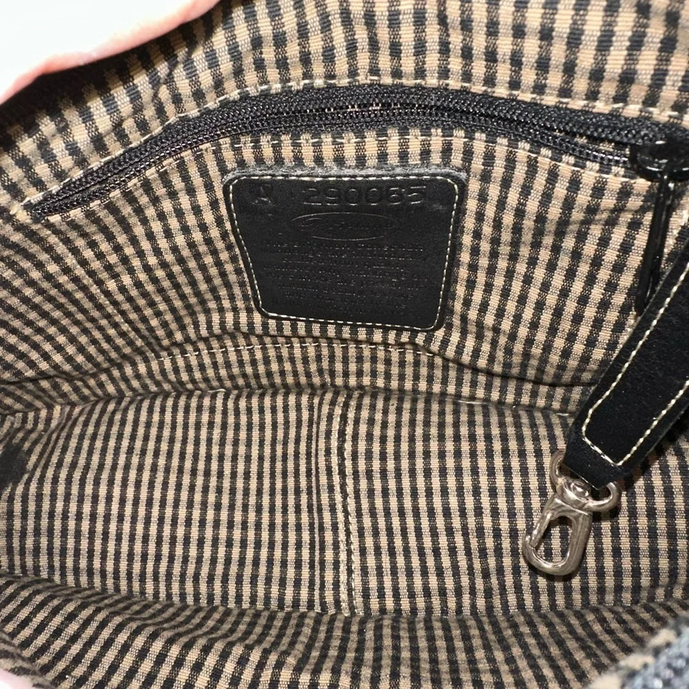 Brighton Vintage Black Leather Shoulder Bag - Picture 8 of 11
